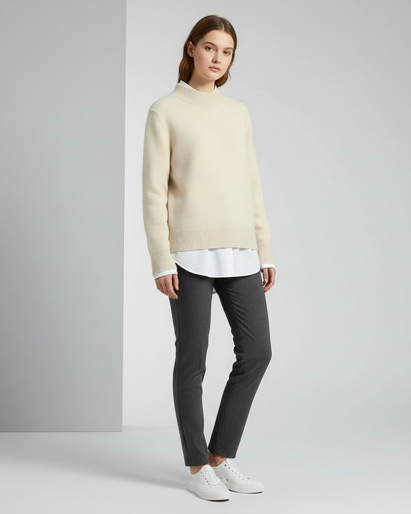 Selene London | Crew-Neck Knit Jumper