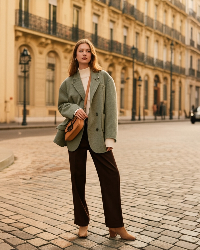 Selene London | Oversized Double-Breasted Coat
